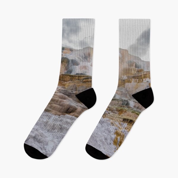Item preview, Mammoth Hot Springs and Travertine Terraces of Yellowstone National Park designed and sold by SafariByMarisa.