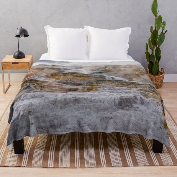 Item preview, Mammoth Hot Springs and Travertine Terraces of Yellowstone National Park designed and sold by SafariByMarisa.