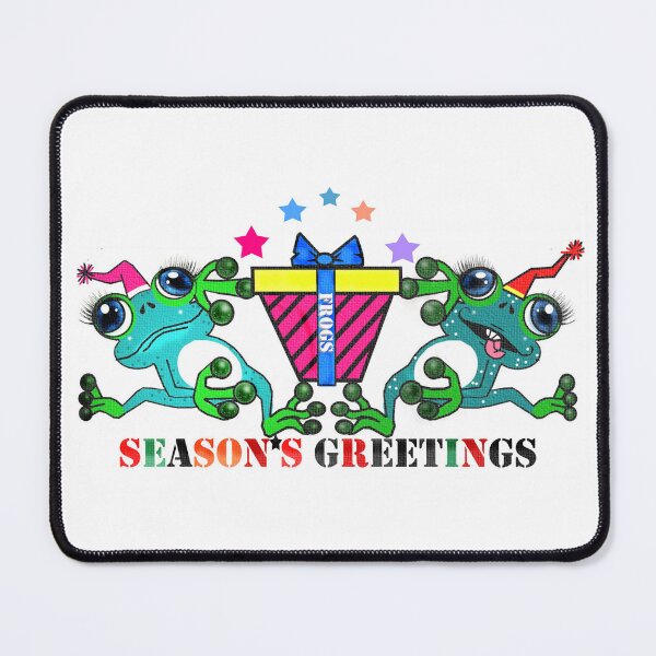 Item preview, Frogs-Season's Greetings designed and sold by Shirley cute art .