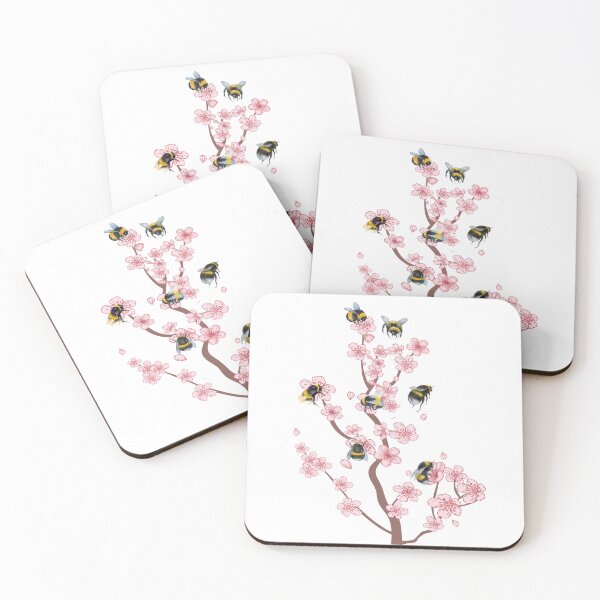 Item preview, Bumblebee And Cherry Blossom designed and sold by virillanissa.