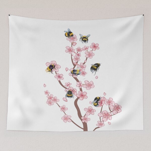 Item preview, Bumblebee And Cherry Blossom designed and sold by virillanissa.