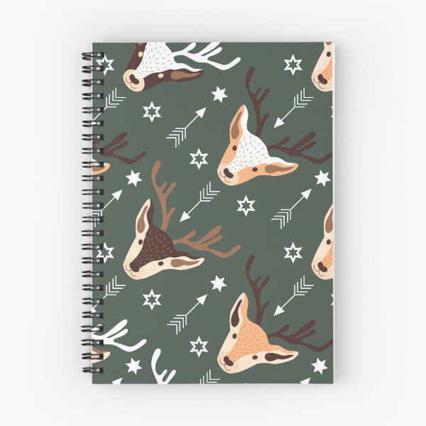 Item preview, Christmas Seamless Pattern - Green Background With Raindeers designed and sold by ImagesDesigns.