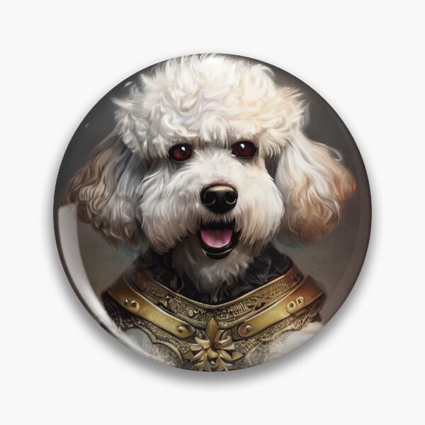 Item preview, Arte generado por IA, War Poodle designed and sold by RabbitHoleMI.