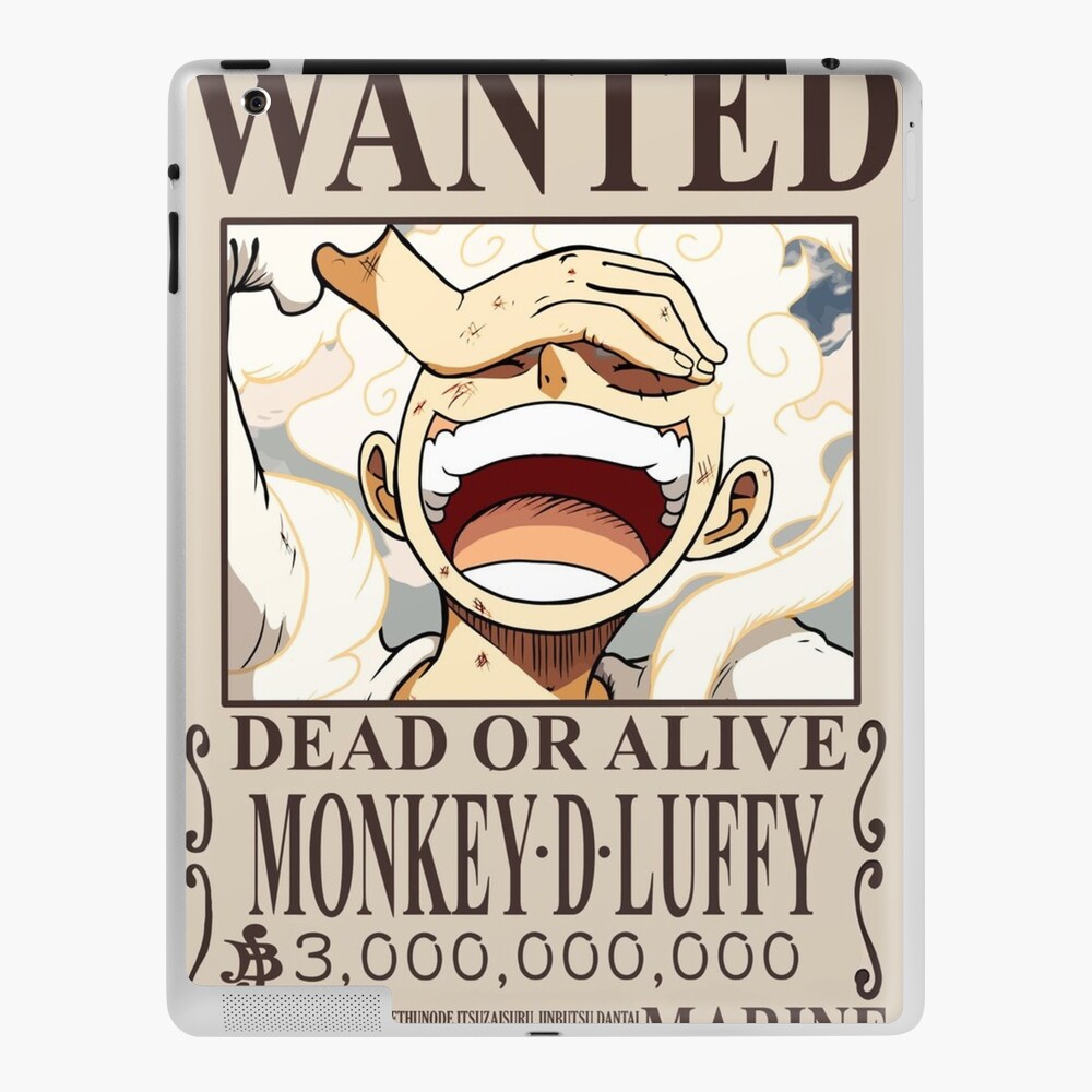 Anime Luffy Gear 5 One Pieces Bounty Wanted Affiches 4 Empereurs