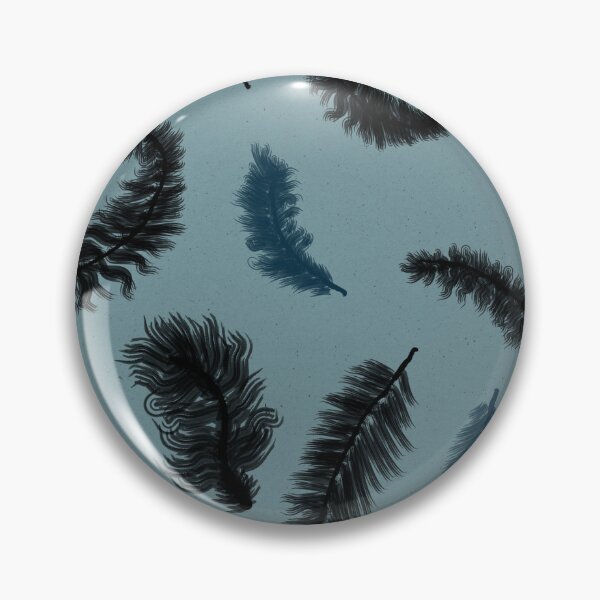 Item preview, Modern Fancy Feather Pattern in Blue designed and sold by MadebyCRO.
