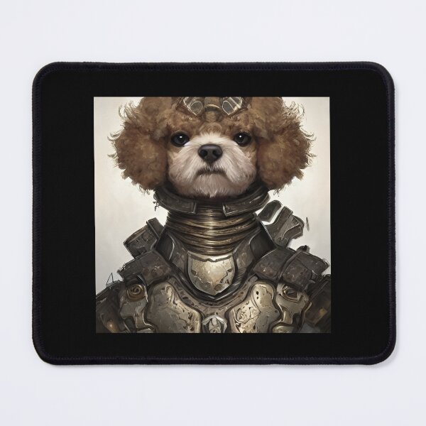 Artikelvorschau, AI Generated Art, War Poodle entworfen und verkauft von RabbitHoleMI.