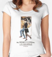 Sunday in the Park with George Musical Women's Fitted Scoop T-Shirt