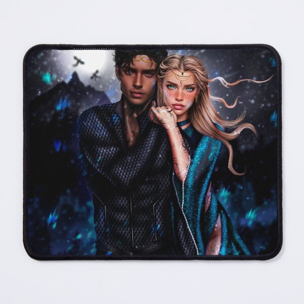Item preview, Feyre Archeron and Rhysand Darling from Acotar designed and sold by Bookhemisferium.