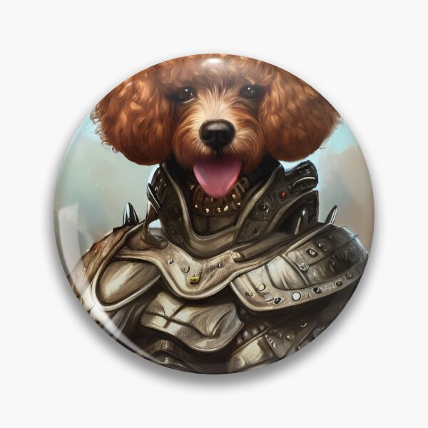 Item preview, AI Generated Art, War Poodle designed and sold by RabbitHoleMI.