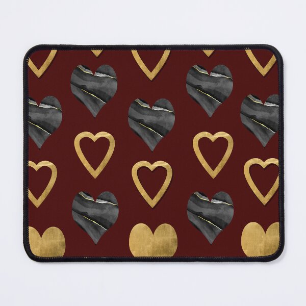 Item preview, Gold and Black Hearts designed and sold by LavishWithLove.
