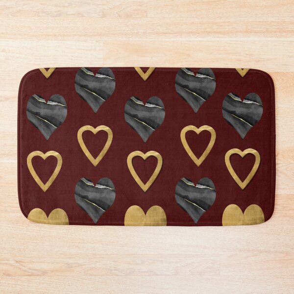 Item preview, Gold and Black Hearts designed and sold by LavishWithLove.