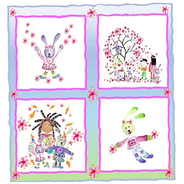 Artwork thumbnail, A Spring Patchwork by DefaultOneWorld