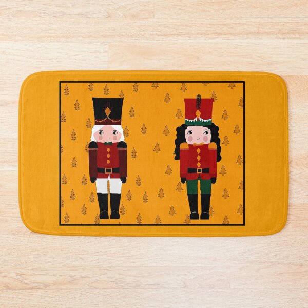 Item preview, NUTCRACKER : Boy and Girl Wooden Soldiers Christmas Print designed and sold by posterbobs.