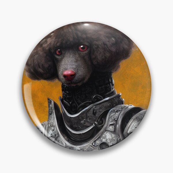 Item preview, AI Generated Art, War Poodle designed and sold by RabbitHoleMI.