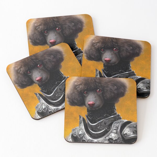 Item preview, AI Generated Art, War Poodle designed and sold by RabbitHoleMI.