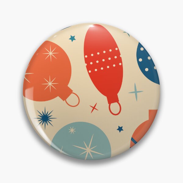 Item preview, Christmas Seamless Pattern - Cream Background With Christmas Baubles designed and sold by ImagesDesigns.