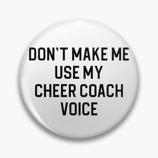 Artikelvorschau, Lustiges Cheer Coach Geschenk. Bring mich nicht dazu, meine Cheer Coach Stimme zu benutzen. entworfen und verkauft von kmcollectible.