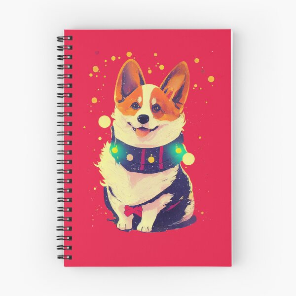 Item preview, Retrato de corgi navideño designed and sold by etherElric.