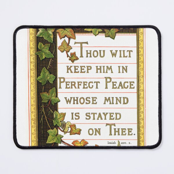 Item preview, Thou Wilt Keep Him in Perfect Peace. Isaiah 26:3 designed and sold by Pictures With A Message.