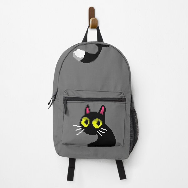 Item preview, Black Cute Cat on Pixel Art designed and sold by Si Pakne.