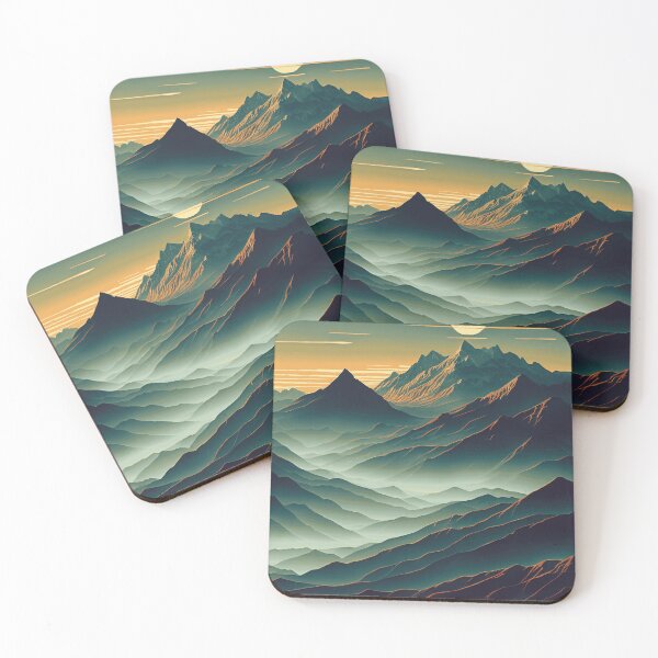 Item preview, Mountains, Beautiful Painting designed and sold by mariavision.