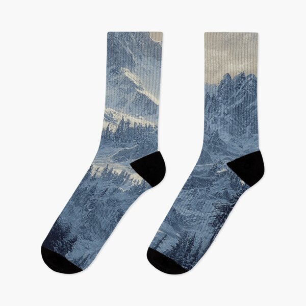 Item preview, Mountain In Winter, Beautiful Painting designed and sold by mariavision.