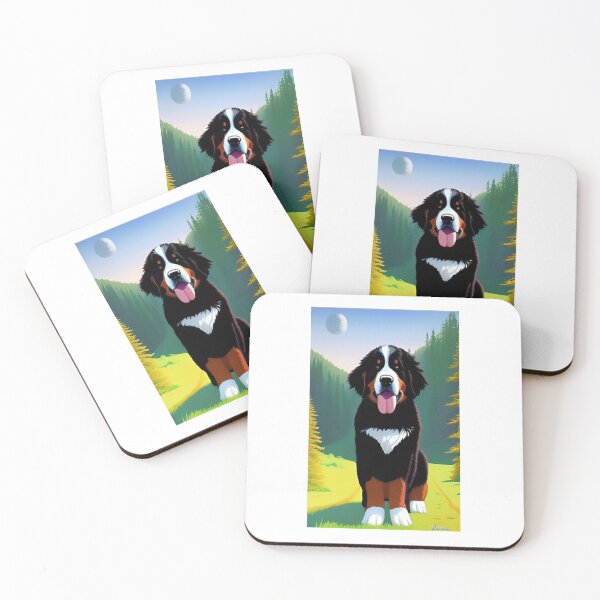 Item preview, bernese mountain dog designed and sold by GroovyDino.