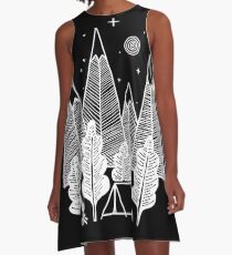 Lagerleitung A-Linien Kleid