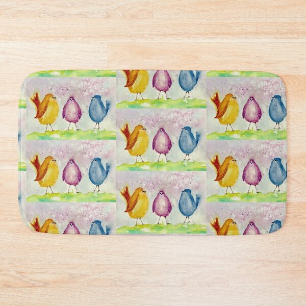 Item preview, Three bird friends.  designed and sold by watercolorsLiz.