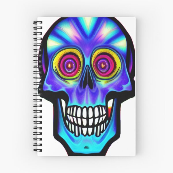 Item preview, Smiling Psychedelic skull  designed and sold by David-Howells.
