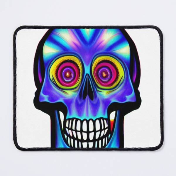 Item preview, Smiling Psychedelic skull designed and sold by David-Howells.