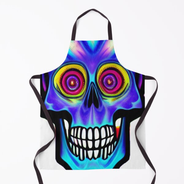 Item preview, Smiling Psychedelic skull designed and sold by David-Howells.