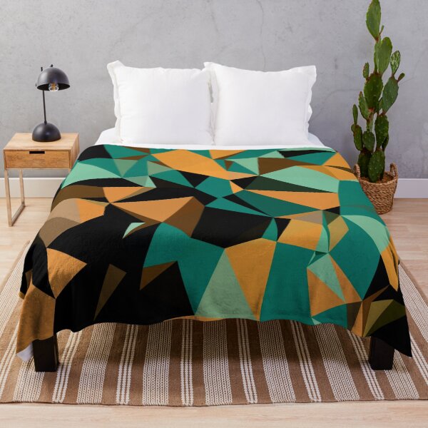 Item preview, Green, Tan, Brown and Black Geo Print designed and sold by BigTexFunkadelic.