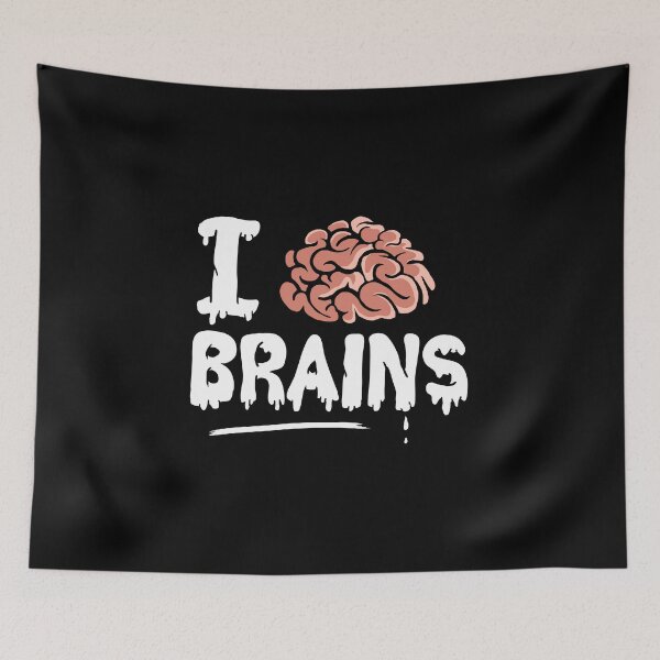 Item preview, I Love Brains, Halloween Zombie Teacher designed and sold by BootsBoots.
