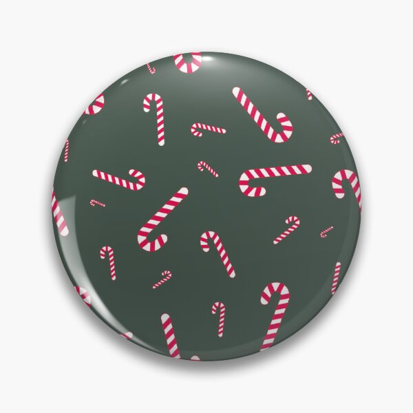 Item preview, Christmas Seamless Pattern - Green Background With Candy Canes designed and sold by ImagesDesigns.