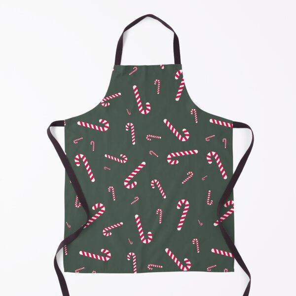 Item preview, Christmas Seamless Pattern - Green Background With Candy Canes designed and sold by ImagesDesigns.