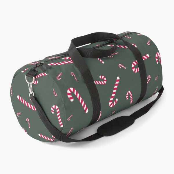 Item preview, Christmas Seamless Pattern - Green Background With Candy Canes designed and sold by ImagesDesigns.