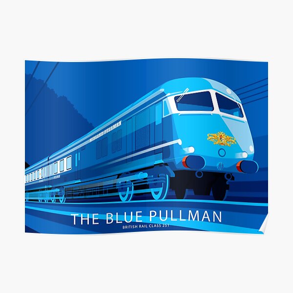 Loco Posters Redbubble - br blue flying scotsman roblox
