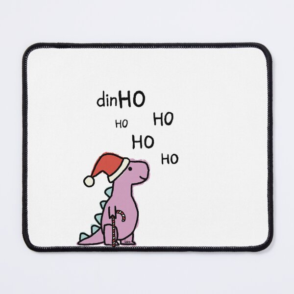 Item preview, Dino Christmas hohoho (pink) designed and sold by MentaLee.