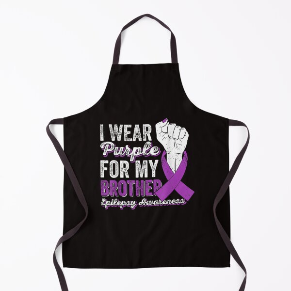 Item preview, I Wear Purple For My Brother Ribbon Epilepsy Awareness designed and sold by Best Selling ⭐⭐⭐⭐⭐(9.0).