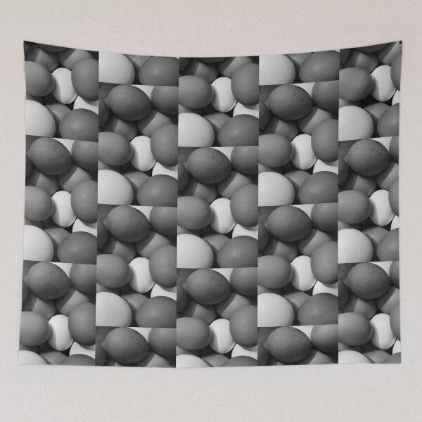 Item preview, Chicken Eggs in Black and White designed and sold by blakcirclegirl.