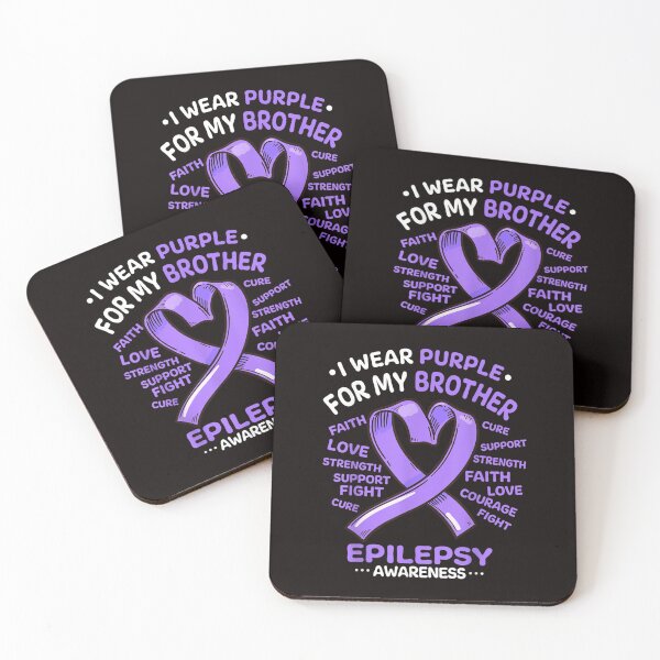 Item preview,  I Wear Purple For My Brother Ribbon Epilepsy Awareness designed and sold by Best Selling ⭐⭐⭐⭐⭐(9.0).