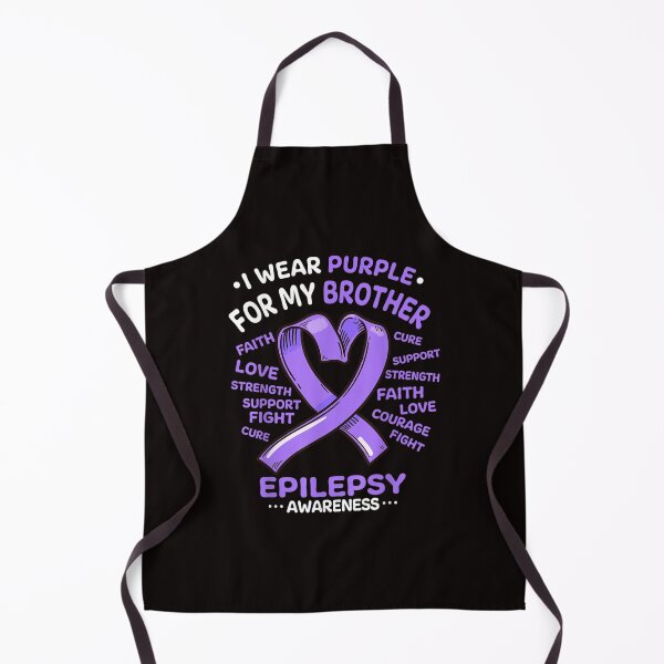 Item preview, I Wear Purple For My Brother Ribbon Epilepsy Awareness designed and sold by Best Selling ⭐⭐⭐⭐⭐(9.0).
