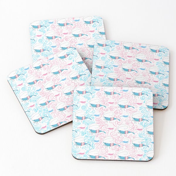 Item preview, Tiling Blue and Pink Transgender Neocaridina Freshwater Shrimp designed and sold by SnowAfterFyre.