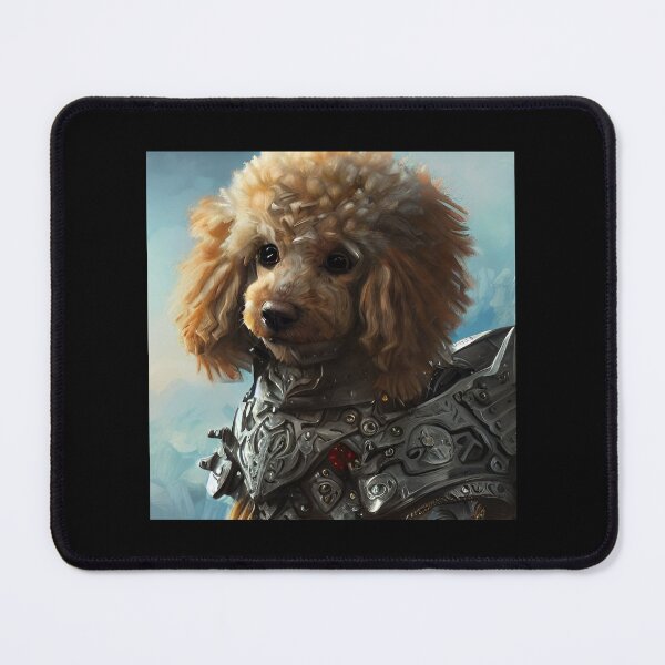 Artikelvorschau, AI Generated Art, War Poodle entworfen und verkauft von RabbitHoleMI.