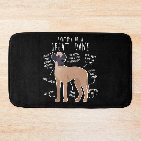 Item preview, Fawn Great Dane Dog Anatomy designed and sold by Clara Hollins.