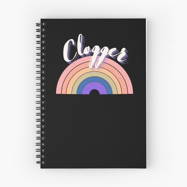 Item preview, Clogger over Rainbow white letter designed and sold by SherylThomas223.