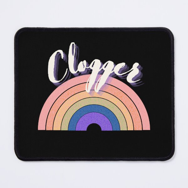 Item preview, Clogger over Rainbow white letter designed and sold by SherylThomas223.