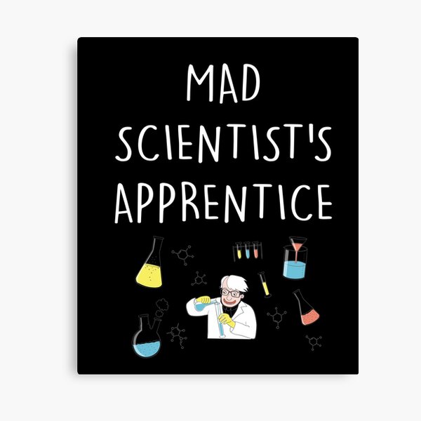 Mad Scientist Wall Art Redbubble - mad steampunk scientist roblox
