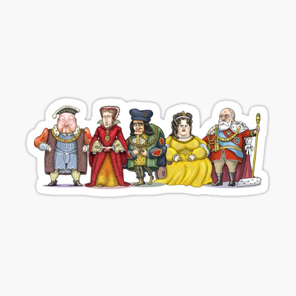 British Monarchs Sticker
